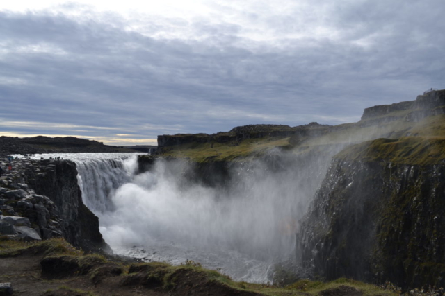Dettifoss, vodopád s největším průtokem vody v Evropě, Island 2016