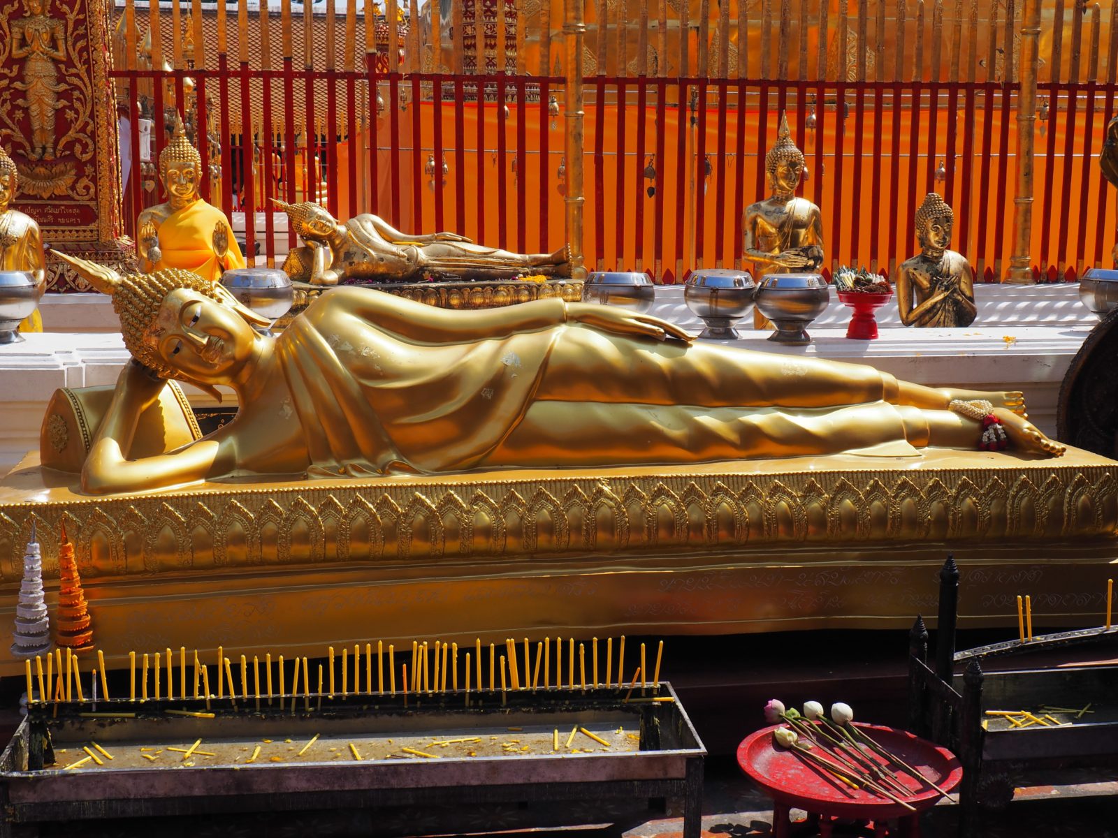 Buddhistický chrám Doi Suthep, Chiang Mai, Thajsko 2018