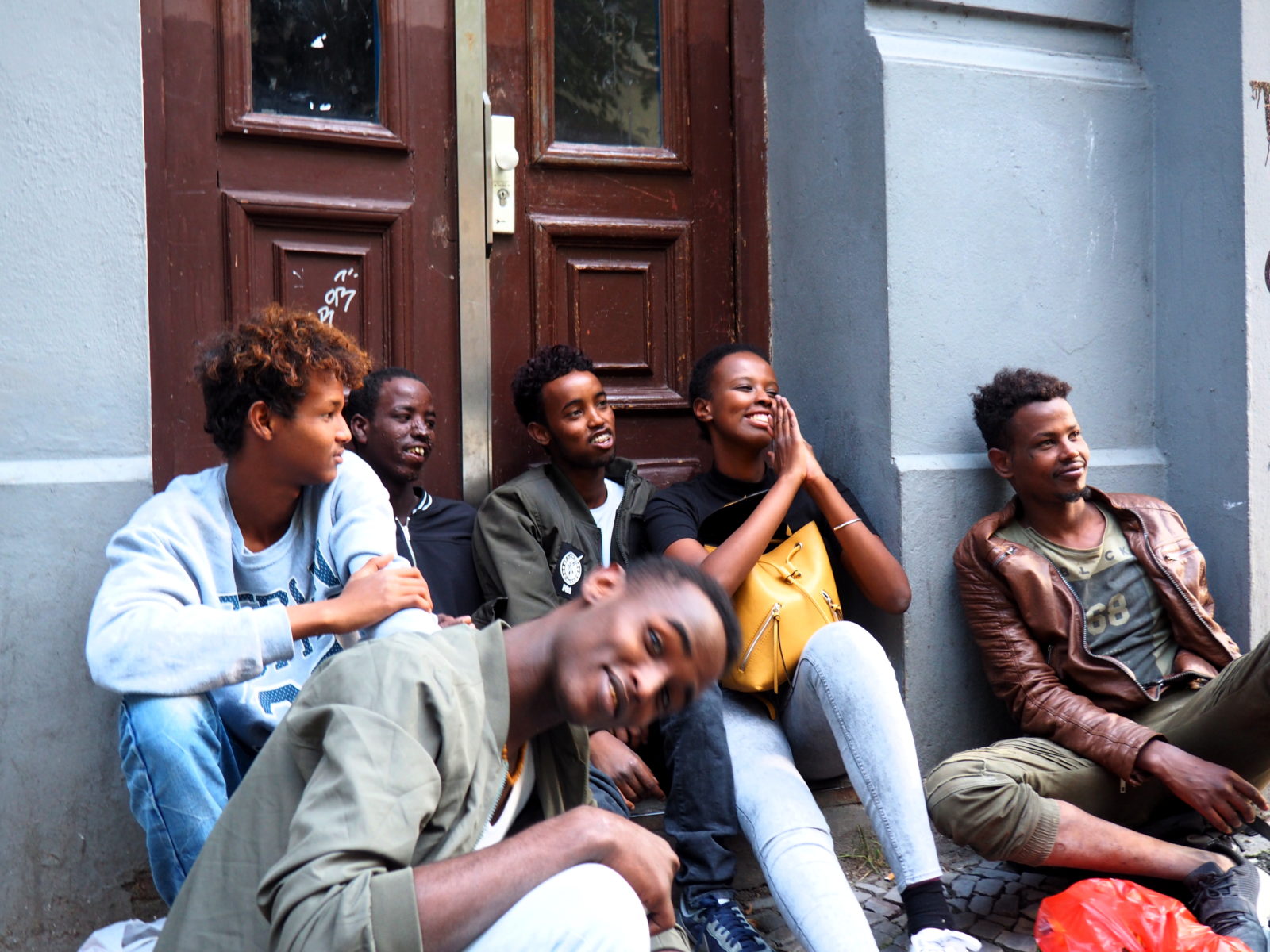 Kamarádi ze Somálska v Berlíně, Německo, 2017